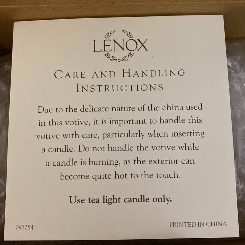 Lenox Collections Tea Light - Picture 9 of 10